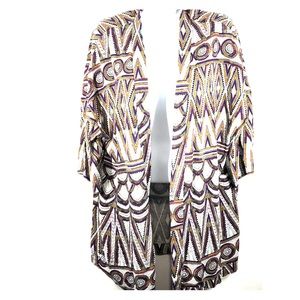 H&M geometric print kimono size small